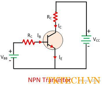  Sơ đồ mạch của Transistor NPN